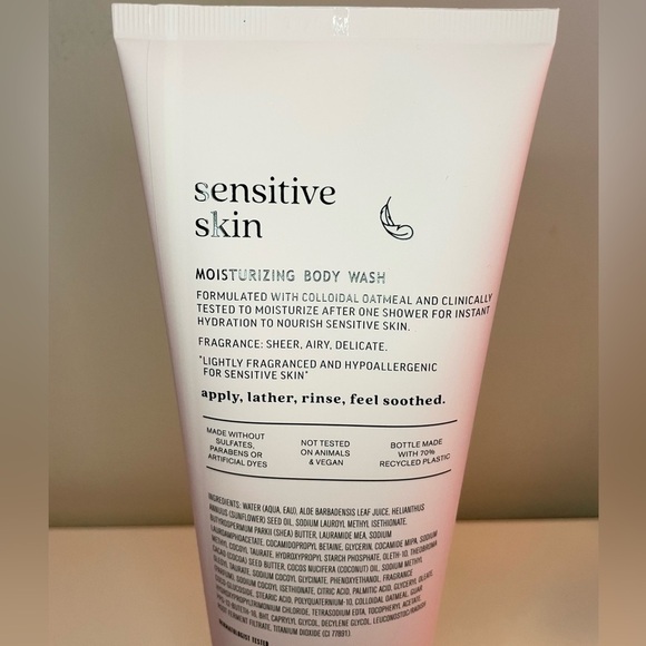 Bath & Body Works Sensitive Skin Colloidal Oatmeal Moisturizing Body Wash 10 oz - Picture 5 of 8
